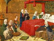 MASTER of the Life of the Virgin The Birth of Mary oil painting